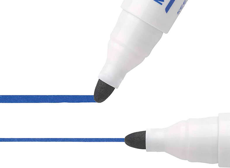 Imagen extra Bic Velleda 1701 ECOlutions Rotuladores Pizarra - Punta redonda con trazo de 1.5 mm - Azul