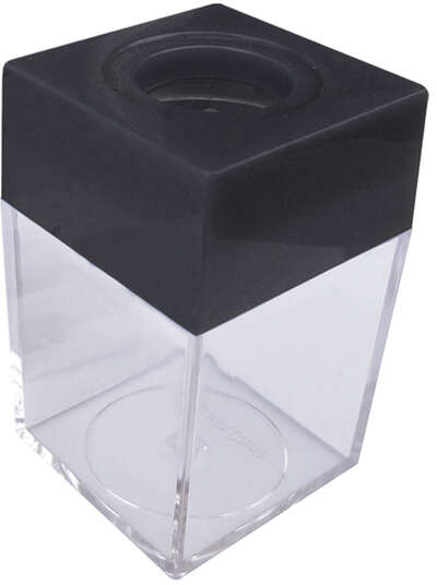 Portaclips Imantado translucido negro. Porta-clips