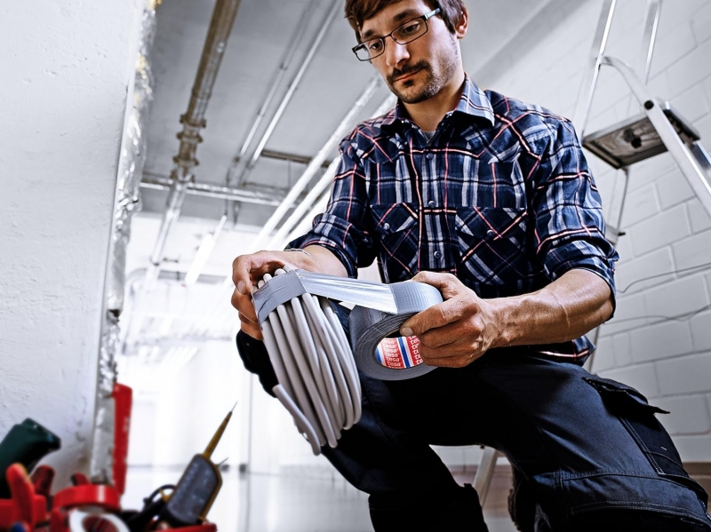 Imagen extra Cinta Americana TESA 50mm x 10 metros Gris