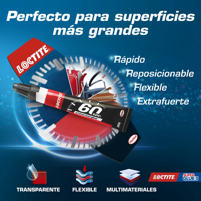 Imagen extra Loctite 60Sec Pegamento Extrafuerte 20gr