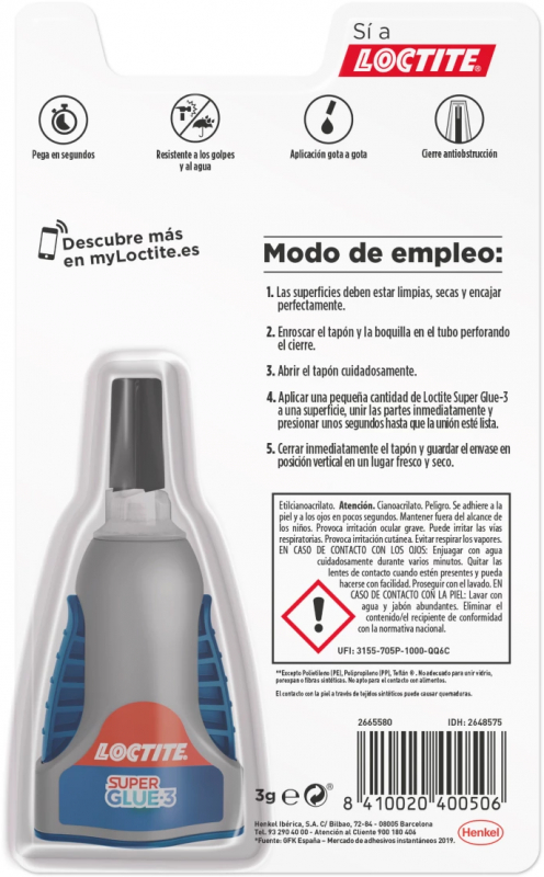 Imagen extra Loctite Superglue-3 Control 3gr