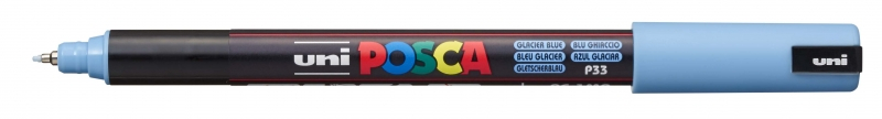 POSCA PC-1MR AZUL GLACIAR, punta UltraFina 0,7mm Multisuperficie (cristal, madera, tela, plastico)