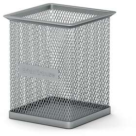 Portalapices metalico Cuadrado Compass Classic - Plata