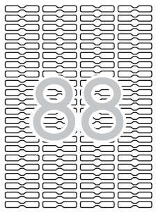 Apli Etiquetas Blancas Removibles Joyeria 45.0 x 8.0mm 25 Hojas