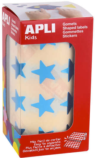 Apli Gomets Estrella Azul Metalizado 19.5mm