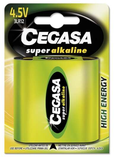 Cegasa Super Alkaline Pack de 1 Pila 3LR12 4.5V