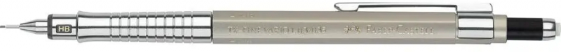 Imagen extra Faber-Castell TK-Fine Vario L Portaminas HB 0.3mm - Con Goma de Borrar - Clip de Metal - Color Champagne