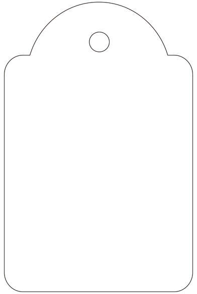 Apli Etiquetas Colgantes Blancas 28 x 43mm 100 U.