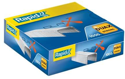 Rapid Duax Strong Caja de 1000 Grapas para Gruesos hasta 170 Hojas
