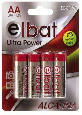 PACK 4 Pilas Alcalinas AA LR6 Economicas