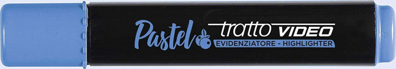 Tratto Video Pastel Marcador Fluorescente. Azul Arandano