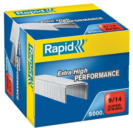 Rapid Super Strong Caja de 5000 Grapas 9/14 De 80 a 110 Hojas
