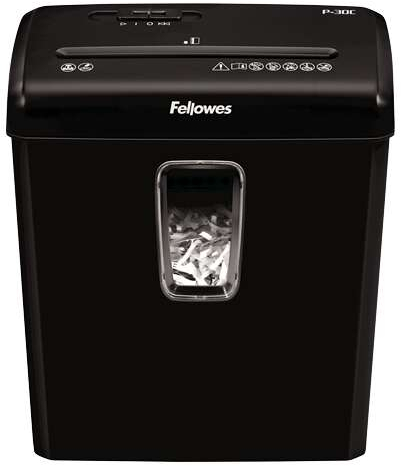 Imagen extra Fellowes P-30C Destructora de Papel Manual hasta 6 hojas 15L Negro