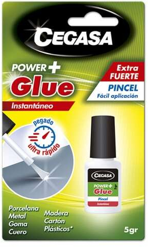 Cegasa Power Glue Pegamento Instantaneo con Pincel 5gr