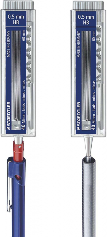 Imagen extra Staedtler Micro Carbon 255 Dispensador de Minas con 40 Minas HB de 0.5mm