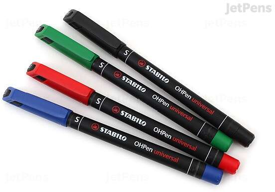 Imagen extra Stabilo OHPen Pack de 4 Rotuladores Permanentes. Colores Surtidos