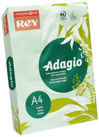 Papel A4 VERDE CLARO 500 Hojas de 80gr