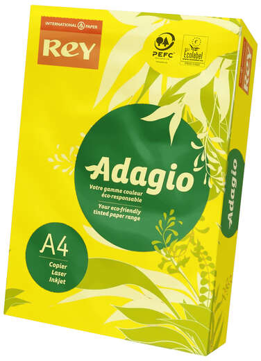 Papel A4 SPECTRA AMARILLO 80GR 500H