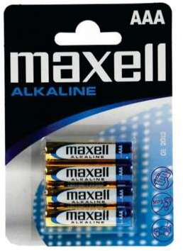 Maxell PACK 4 Pilas Alcalinas AAA LR03