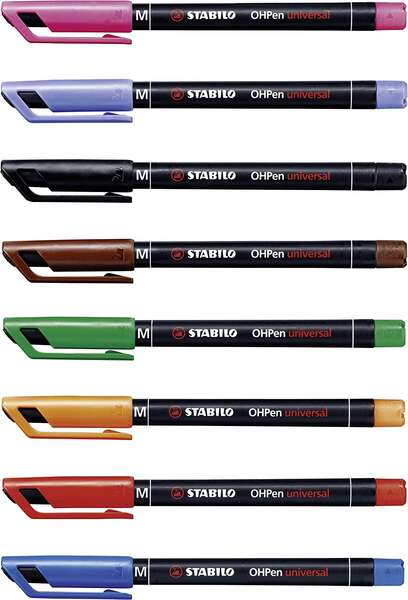 Imagen extra Stabilo OHPen Pack de 8 Rotuladores Permanentes. Colores Surtidos