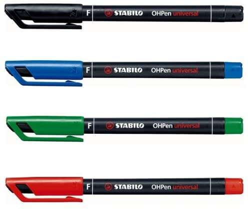 Imagen extra Stabilo OHPen Pack de 4 Rotuladores Permanentes. Colores Surtidos