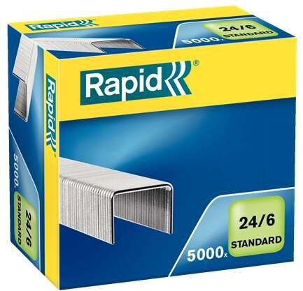 Rapid Confort Caja de 5000 Grapas 24/6 Hasta 20 Hojas