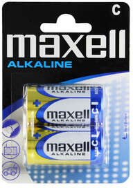 Maxell Pack de 2 Pilas Alcalinas LR14 C