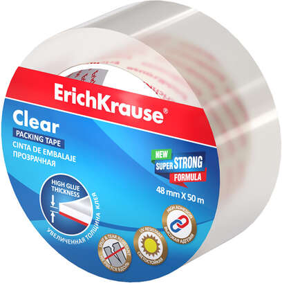 Precinto de Embalaje Clear 48mm x 50 metros - Transparente