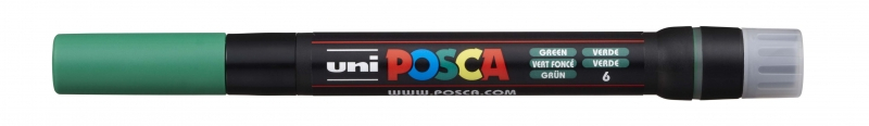 Imagen extra POSCA PCF-350 VERDE, punta de pincel 1-10mm Multisuperficie (cristal, madera, tela, plastico)