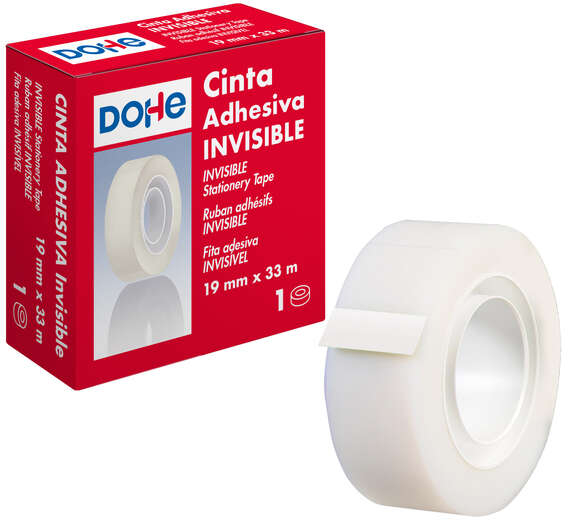 Cinta Adhesiva Invisible 19mm x 33 metros