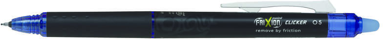 Pilot Frixion Point Clicker 0.5 Retractil BORRABLE con Grip De Agarre - AZUL