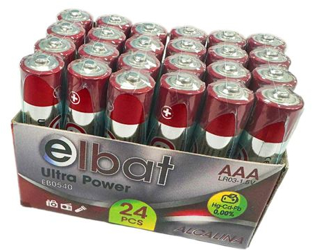 Imagen extra PACK 24 Pilas Alcalinas AAA LR03 ECONOMICAS