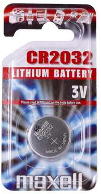 Pila Boton de Litio CR2032 Maxell 3V