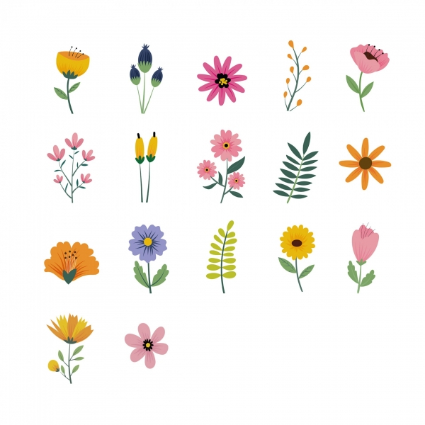 Imagen extra Apli Rollo de Gomets Flores