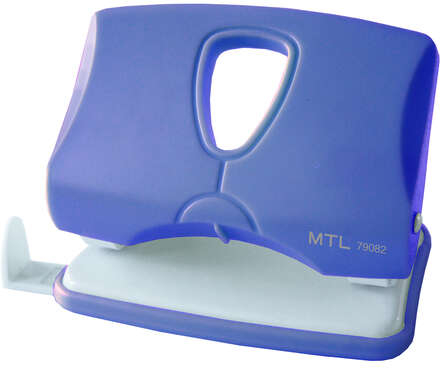 Dohe Taladro Resistente de Alta Calidad, Guia Ajustable para Papel. Azul