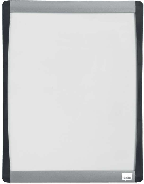 Nobo Mini Pizarra Magnetica con Marco Arqueado 215x280 (Almohadillas Adhesivas e Imanes Incluidos)