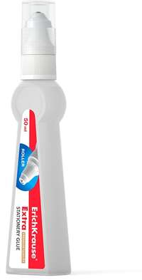 Erichkrause Pegamento Roller 50 ml Alta Capacidad Adhesiva Aplicador de Rodillo Transparente