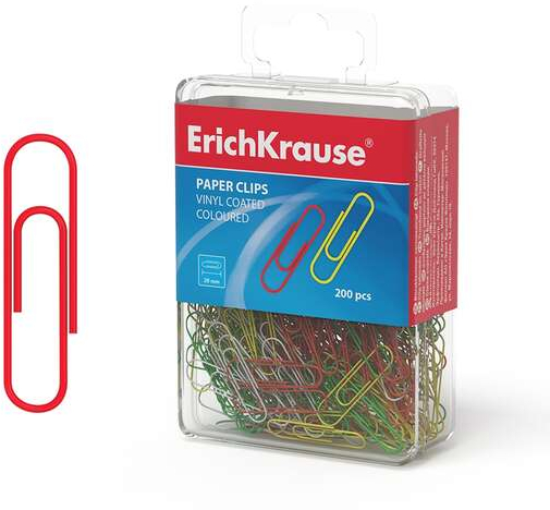 Clips Colores de 28mm. Caja de 200 clips (XXL)