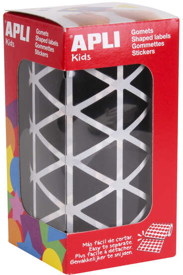 Apli Gomets Triangulares Negros 20x20x20mm