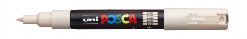 POSCA PC-1M BEIGE, punta ExtraFina 1mm Multisuperficie (cristal, madera, tela, plastico)