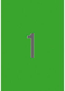 Apli Etiquetas Verdes Permanentes 210.0 x 297.0mm 100 Hojas