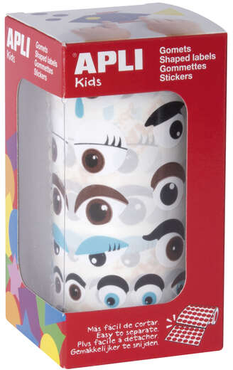 Apli Gomets Ojos de Colores