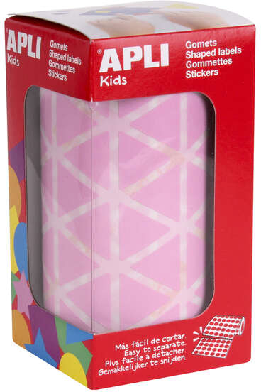 Apli Gomets Triangulares Rosa 20x20x20mm