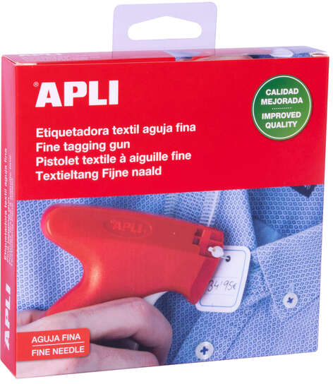 Apli Etiquetadora Textil Fina - Compatible con Agujas y Navetes Apli