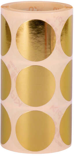 Imagen extra Apli Gomets Redondos Oro Metalizado