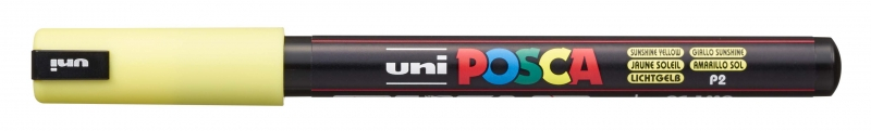 Imagen extra POSCA PC-1MR AMARILLO SOL, punta UltraFina 0,7mm Multisuperficie (cristal, madera, tela, plastico)