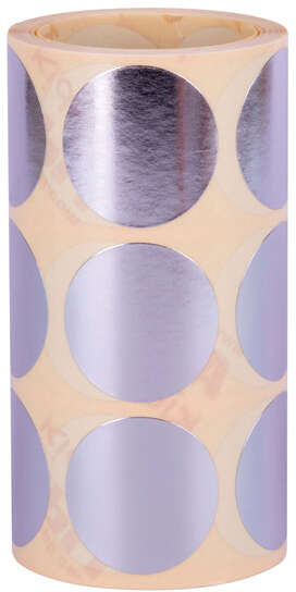 Imagen extra Apli Gomets Redondos Plata Metalizado