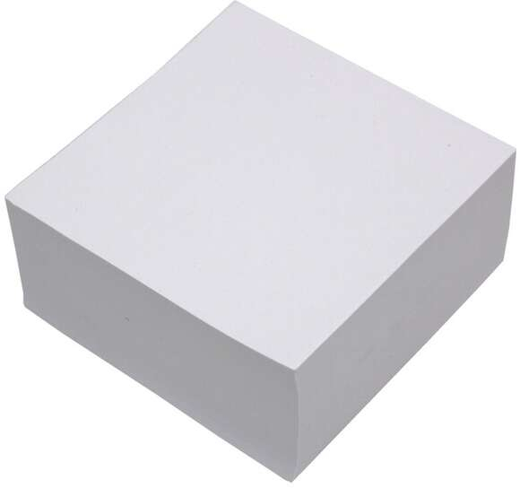 Taco Notas encolado ECONOMICO 100x100mm 500 Hojas BLANCAS