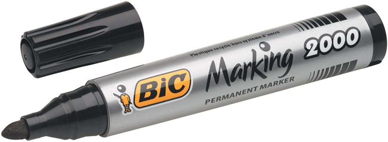 Bic Marking 2000 (Trazo 1.7mm) Rotulador Permanente Secado Rapido Negro