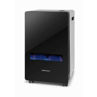 Orbegozo HBF 100 Estufa Llama Azul - Potencia 3800W - Clase Energetica A - Triple Sistema de Seguridad - Portatil y Eficiente